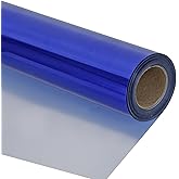 guangyintong Soft Metal Heat Transfer Vinyl Glossy Blue HTV Rolls, 12" x 12ft PU Stretchy Iron on Vinyl for T-Shirts, HTV Vinyl for All Cutter Machine Easy to Cut & Weed for Heat Vinyl Design