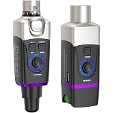 Xvive U35C XLR Plug-on Wireless System for Condenser Microphone with 48V/12V Phantom Power (5.8GHz)