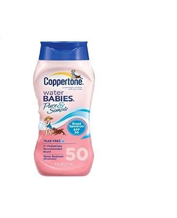 coppertone waterbabies pure & simple sunscreen lotion spf 50