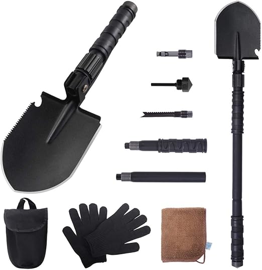 Klappspaten Multifunktional Schaufel, Verbesserte Transportabler