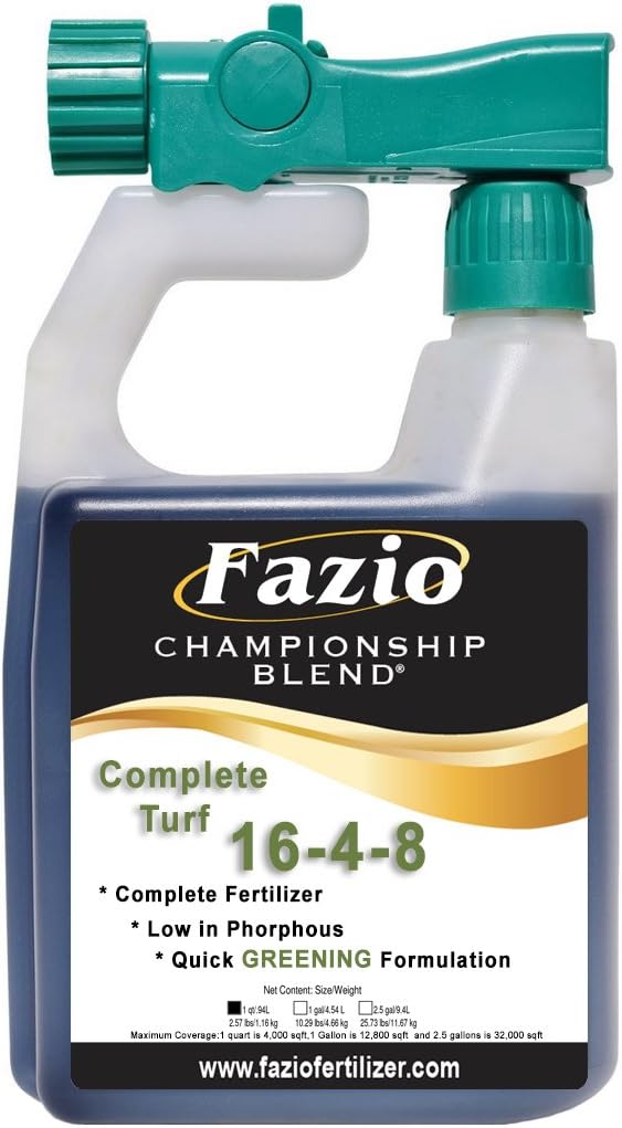 Complete Turf 16-4-8 - PREMIUM Natural Golf Fertilizer for the Lawn in a 32oz ready to use hose-end-sprayer.