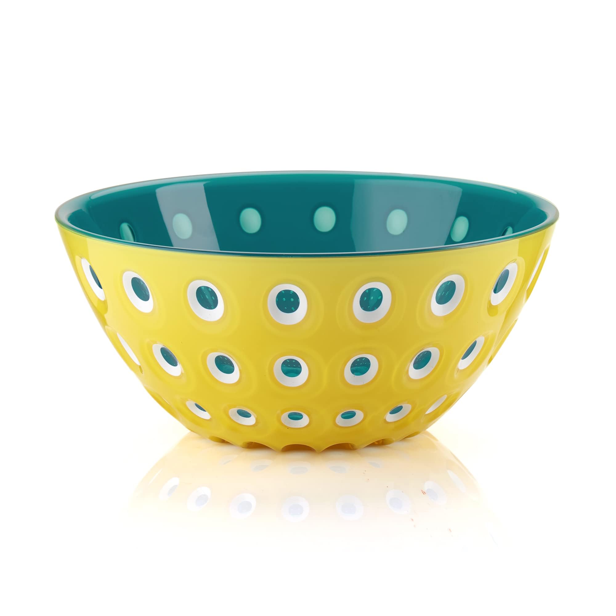 Guzzini - Le Murrine, Bowl L, Yellow/White/Aquamarine