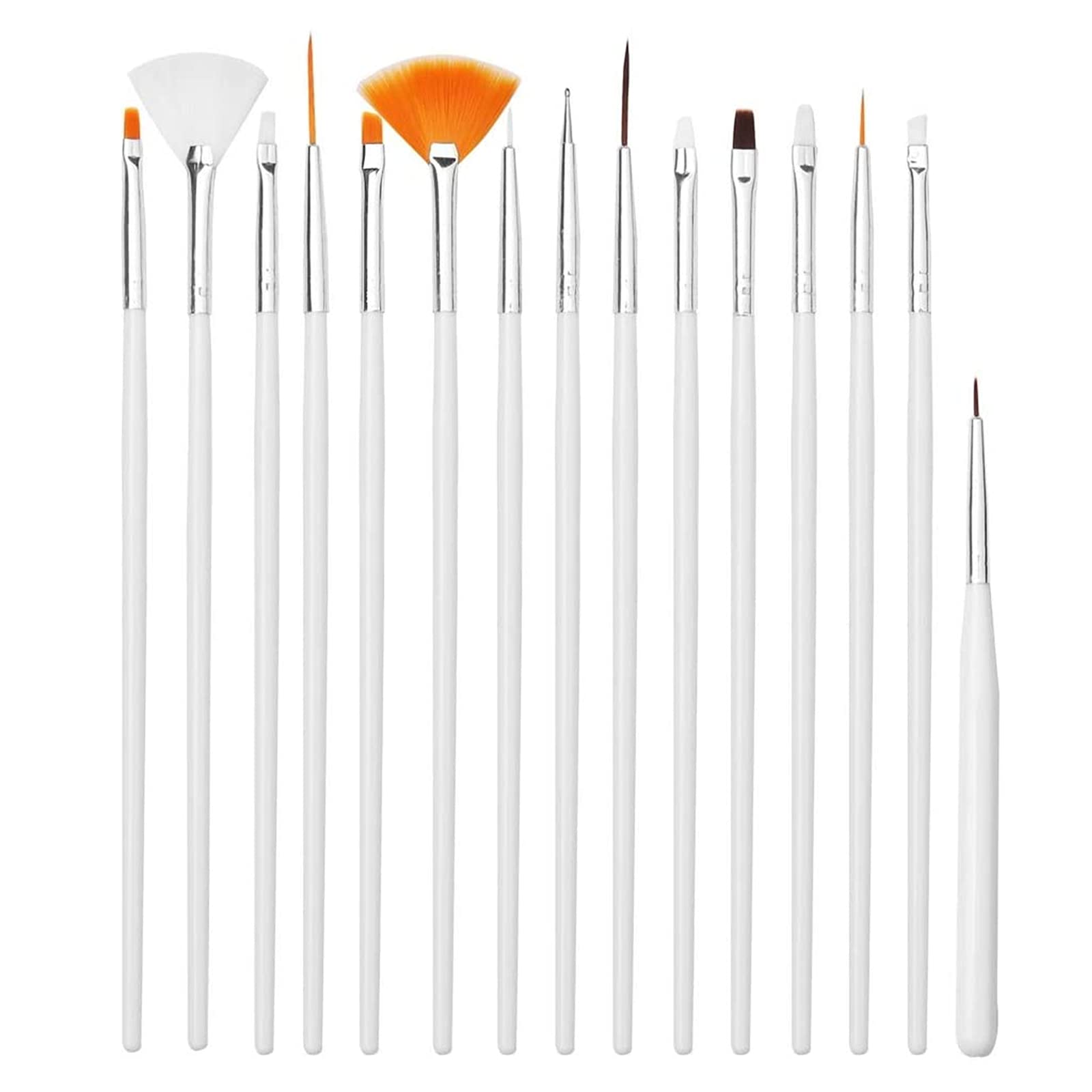 15 pcs Cake Painting Brushes, Cake Decorating Tools,Fondant Sugar DIY Tools Set, Sugar Cookie Brushes Set Gum Paste Flower Tools Bakery Cake Decorating Supplies