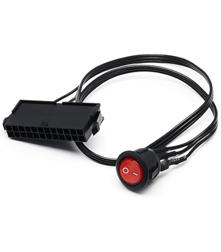 Shakmods 24pin ATX Mobo 30cm Black & Orange Sleeved Extension 2 - Foto 5