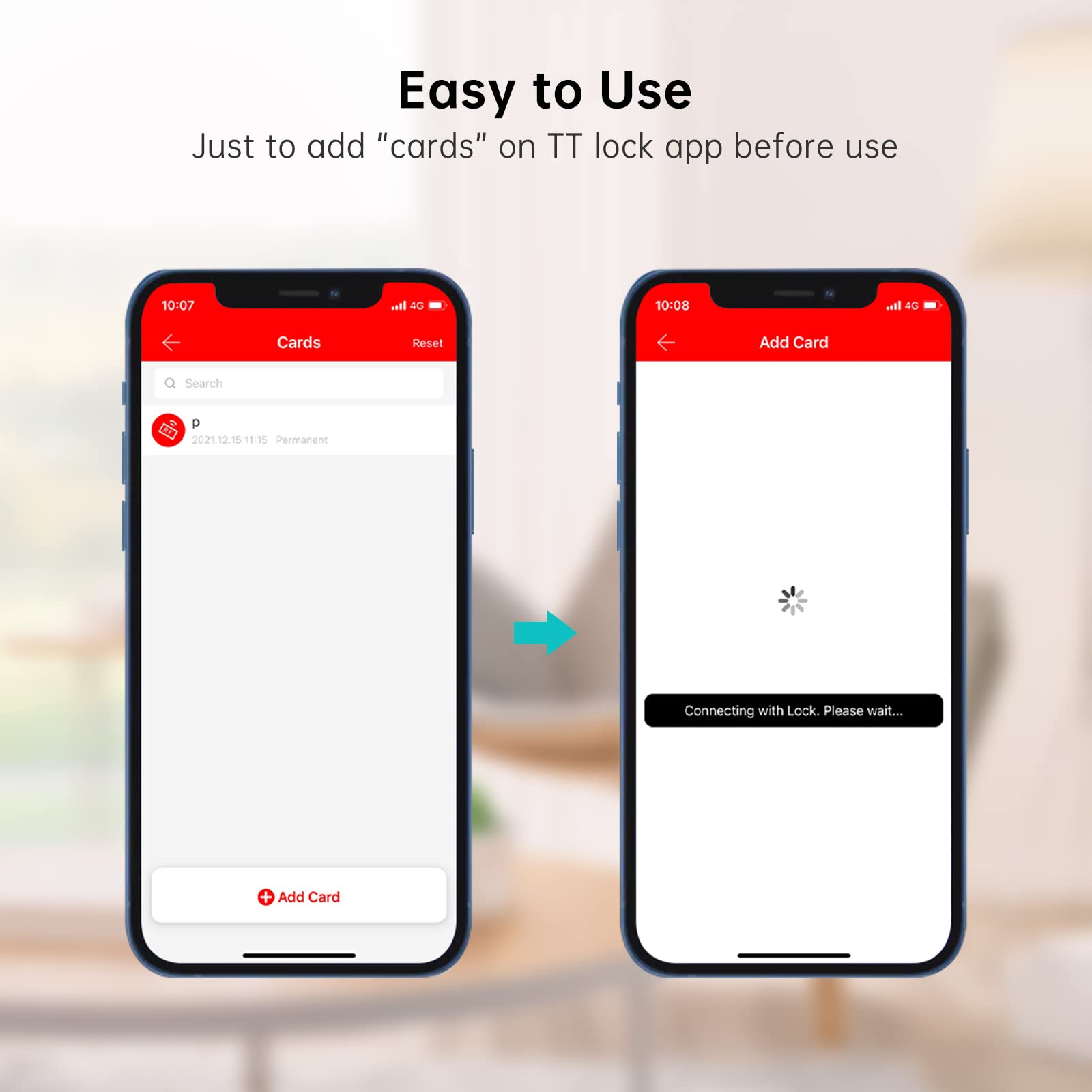 Hornbill IC Cards for Smart Door Lock, Key Fobs Works with Smart Locks, Addable IC Cards for Keyless Entry Door Lock - 3pcs