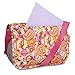J World New York unisex adult Terry Messenger Bag, Pink Paisley, 15 US