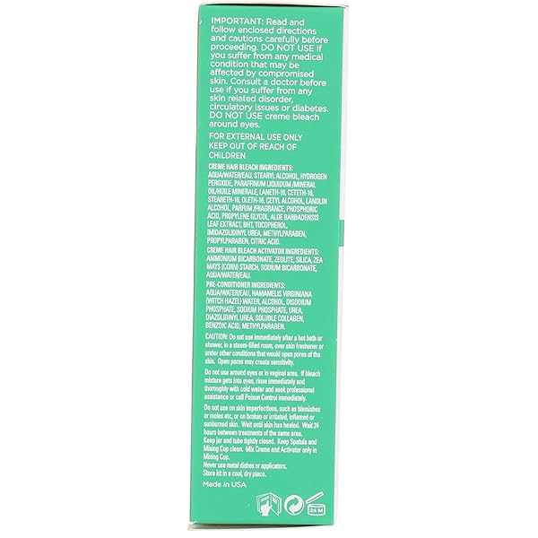 SALLY HANSEN EXTRA STRENGTH CRÈME BODY BLEACH KIT | FACE & BODY HAIR LIGHTENING CREAM WITH ALOE | COMPLETE BLEACH SYSTEM (PACKAGE MAY VARY)