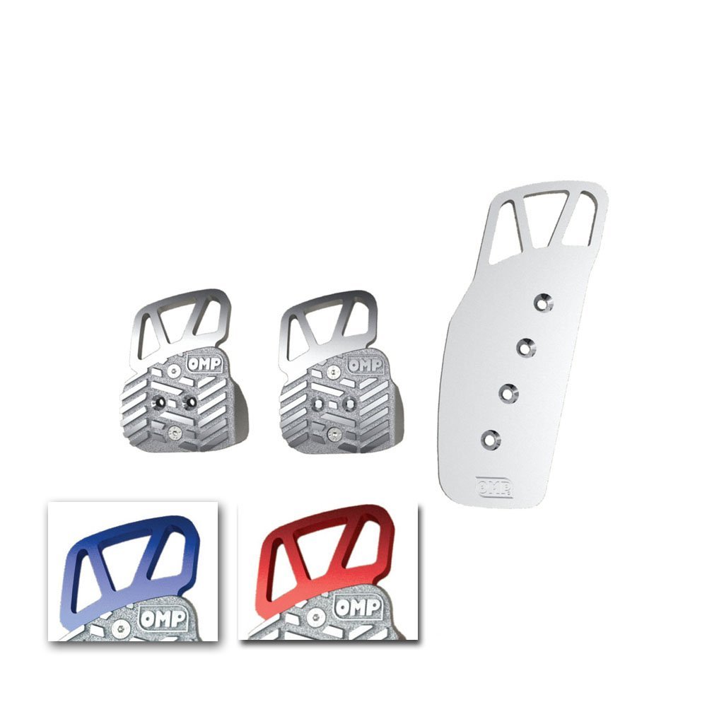 OMP ompoa/1069/B Set of 3 Pedals Anodised Aluminium