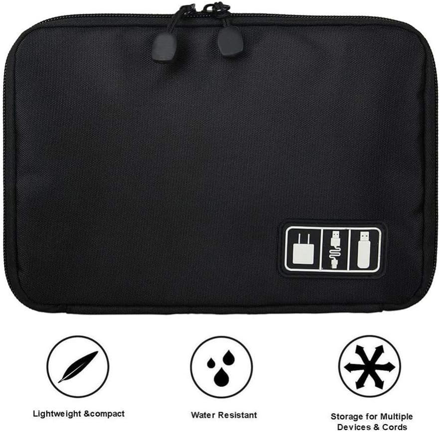 OrgaWise Multifunctional Electronic Bag Waterproof Portable Cable Bag for Charger Cables, Objects, Kindle, Adapters - Image 4