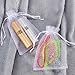Madholly 300 Pieces Sheer Drawstring Organza Gift Bags,3.9