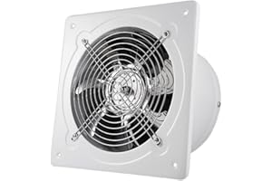 RLOZUI 8 inch Exhaust Fan, 735CFM Wall Mounted Vent Fans, Ventilation Blower for Ceiling Bathroom Attic Window Basement Ventilation Fan, 110V 80W