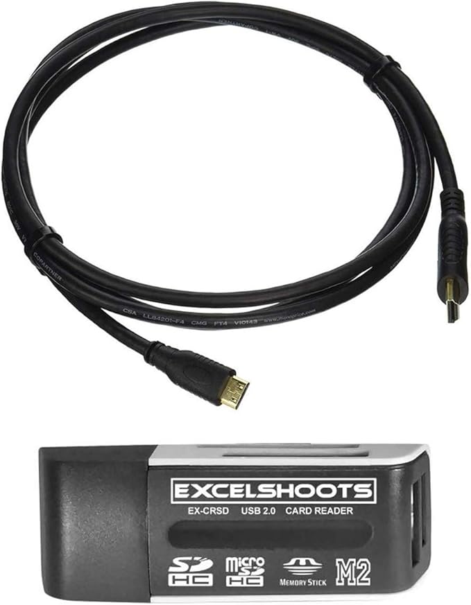 HDMI Cable for Canon EOS 90D Camera, HighSpeed 4K Mini HDMI to HDMI