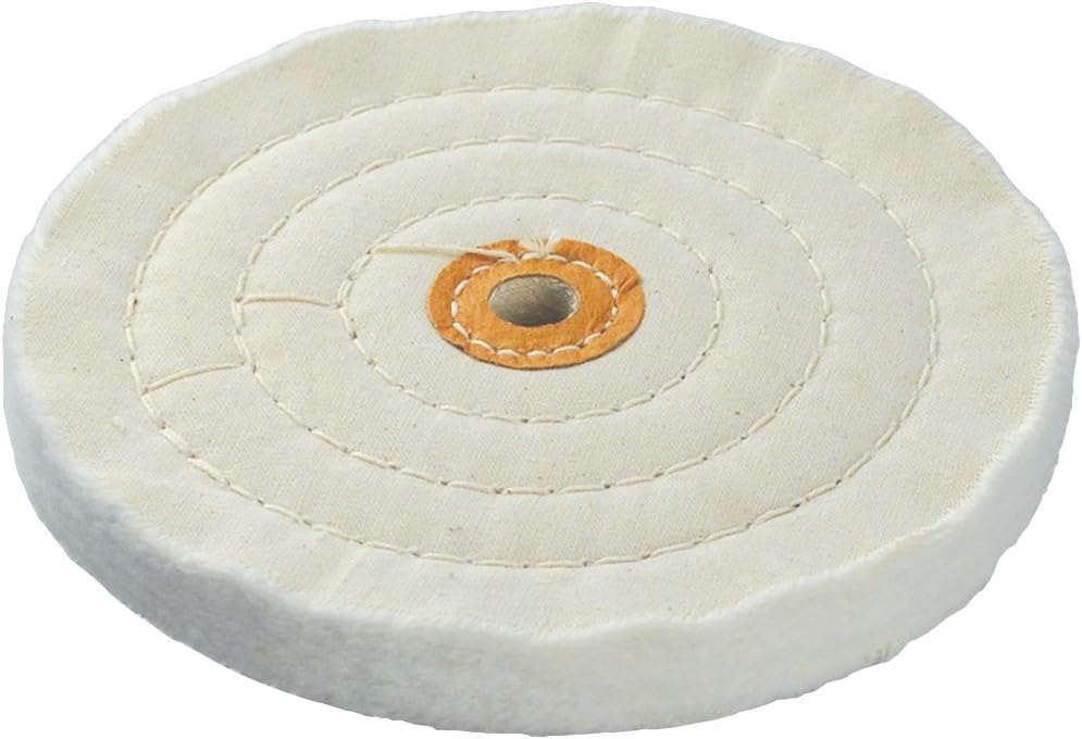 IVY Classic 39121 Spiral Stitched 6Inch Cotton Muslin Buffing Wheel