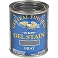 General Finishes Oil Base Gel Stain, 1 Pint, Gray
