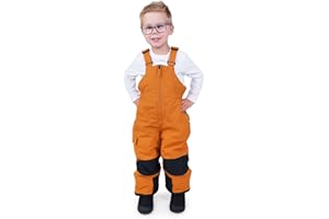 JAN & JUL Toasty-Dry Waterproof Insulated Snow Bib Pants for Kids