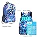 Anime Luminous Backpack Noctilucent School Bags Daypack USB chargeing port Laptop Bag Handbag For Boys Girls Men Women (Black-Star 3)