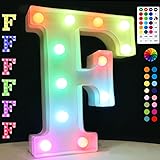 Light Up Colorful LED Marquee Letter lights, 18