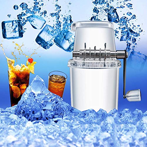 Ice Crusher Eiscrusher EIS Zerkleinerer Eiszerkleinerer Crusher Mit Handkurbel Cocktail Mixer Eiswürfel – Bild 3