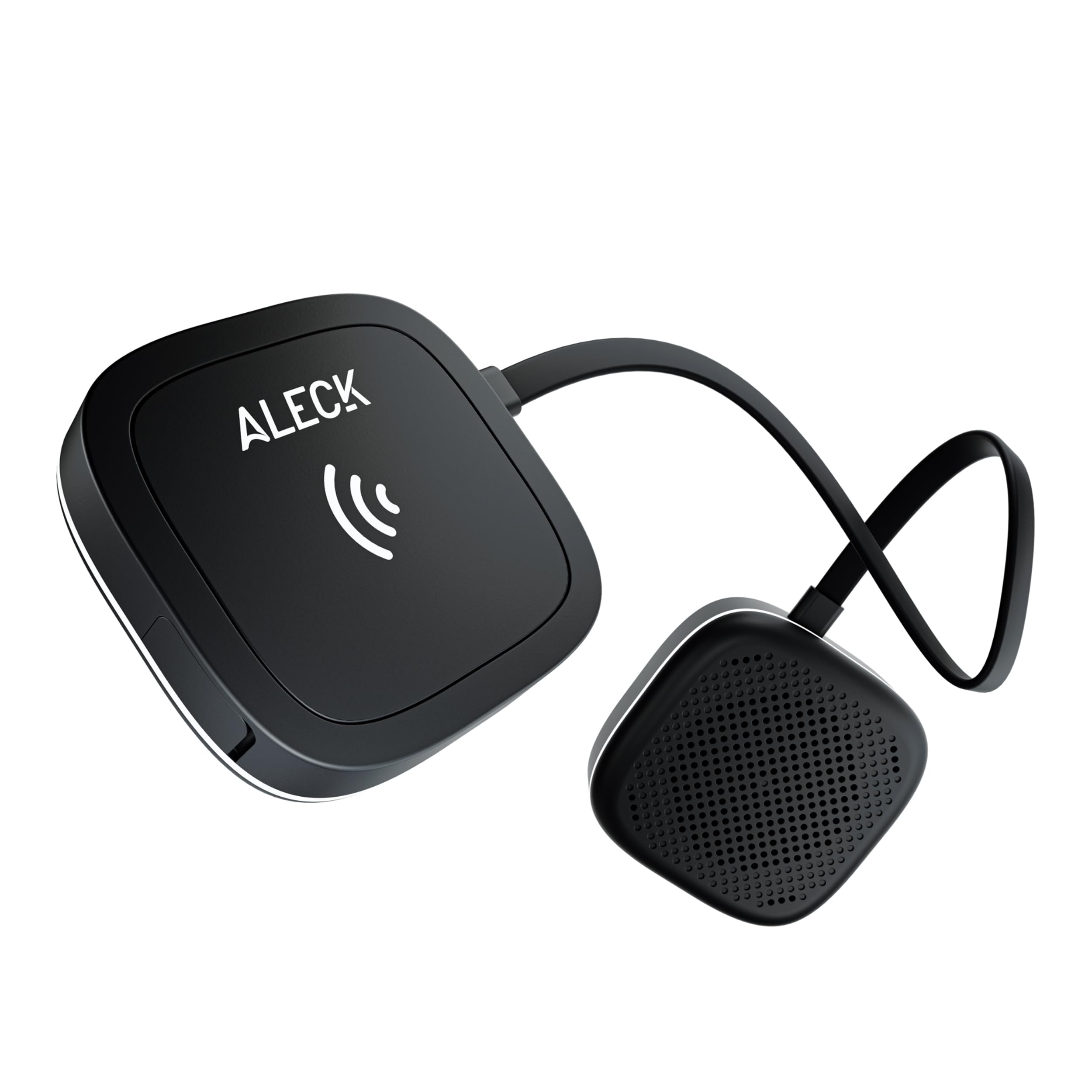 ALECK 006 Universal Wireless Bluetooth Helmet Speakers Headphones for Ski and Snowboard Audio-Ready Helmets, Glove Friendly Controls, Microphone Headset for Hands-Free Calls