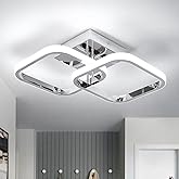 Ganeed Modern Flush Mount LED Ceiling Light – 56W Acrylic Chandelier With Remote 5 thumbnail image