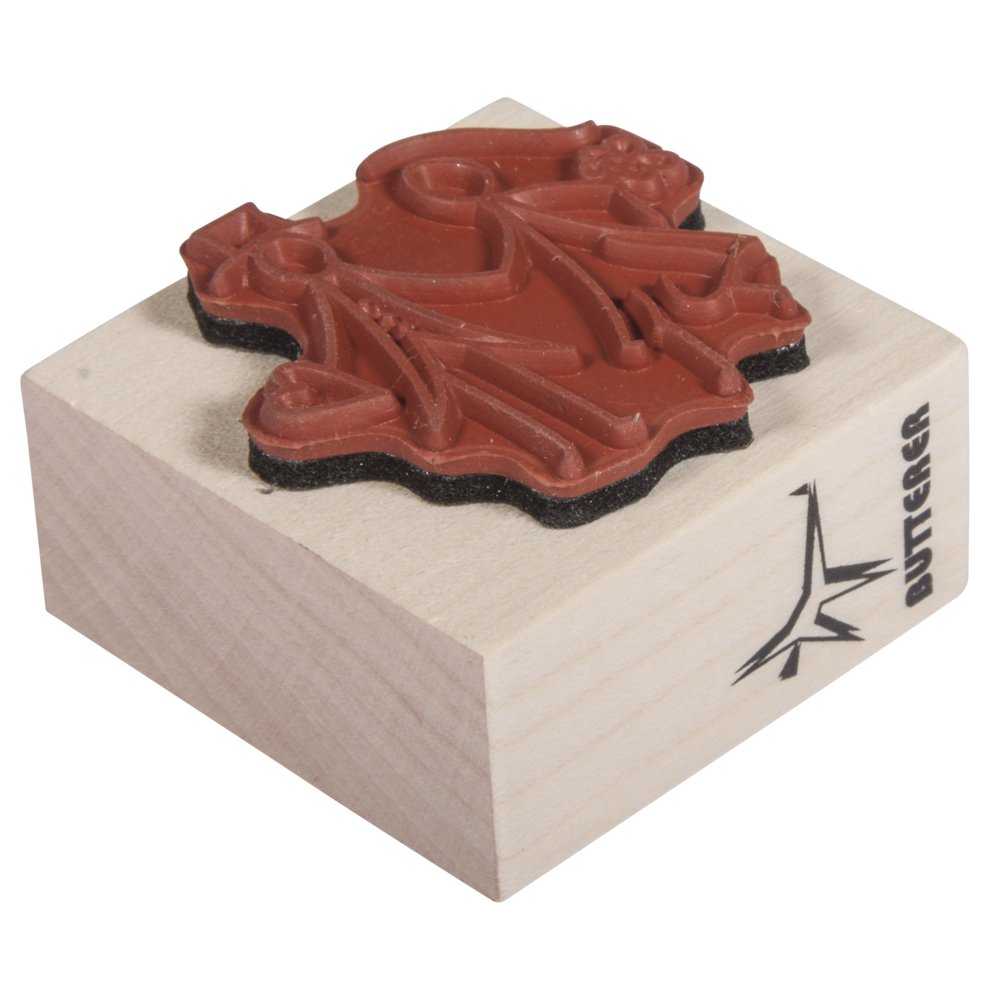 RAYHER Stick Figure Bridal Couple Wooden Stamp, Wood, 4 x 4 cm