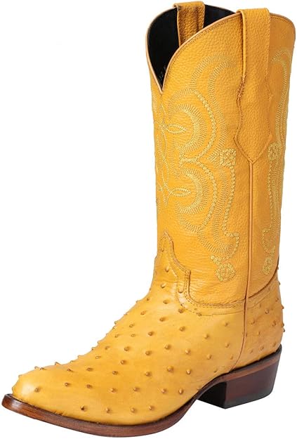 botas piel de avestruz