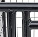 Dog Kennel Black- Lucky Dog Modular Box Kennel - This Welded Animal Enclosure is Perfect for Small to Medium Dogs and Animals and is Designed with Their Safety and Comfort In Mind. Dimensions (4'H x 10'L x 5'W); 110 lbs
