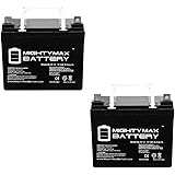 Mighty Max Battery 12V 35Ah Pride Mobility Jazzy Select 6 Replacement Battery - 2 Pack Brand Product