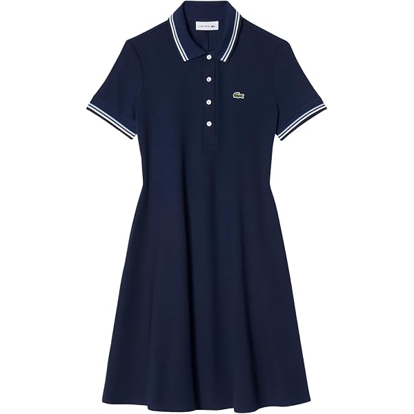 women's slim fit stretch mini piqu polo dress Lacoste Women's Slim Fit Stretch Mini Piqu Polo Dress