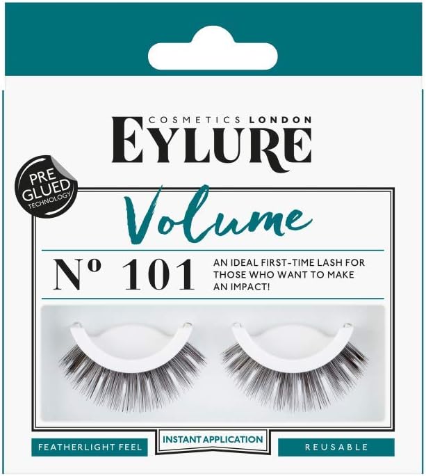 Eylure Volume PreGlued False Lashes Number 101 Amazon.co.uk Beauty