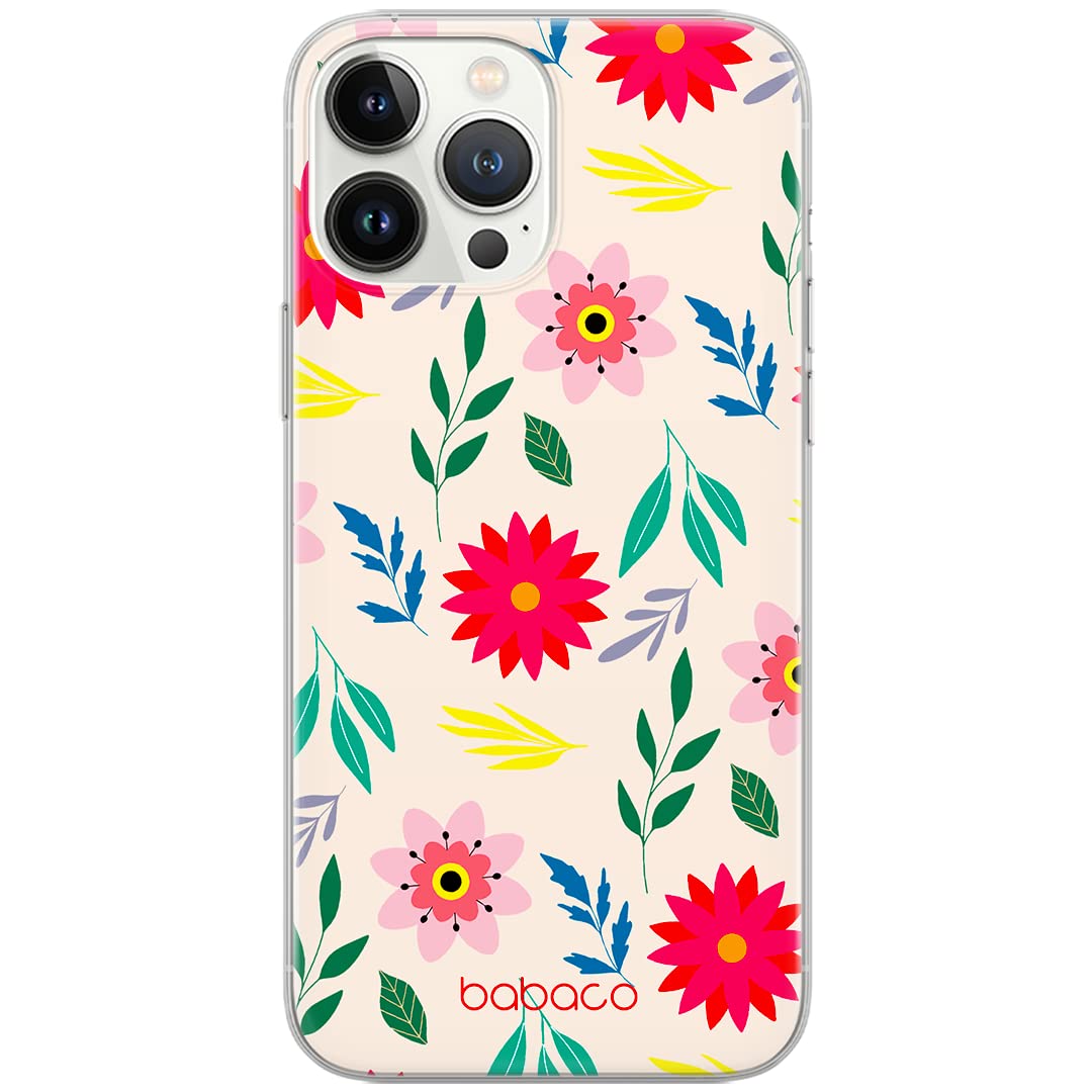 ERT GROUP mobile phone case for Oppo A53 / A53S original and officially Licensed Babaco pattern Flowers 010 optimally adapted to the shape of the mobile phone, case made of TPU