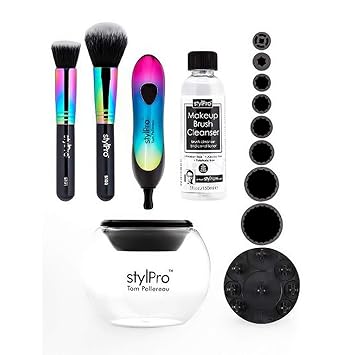 Amazon Com Stylpro Makeup Brush Cleaner And Dryer Rainbow Gift