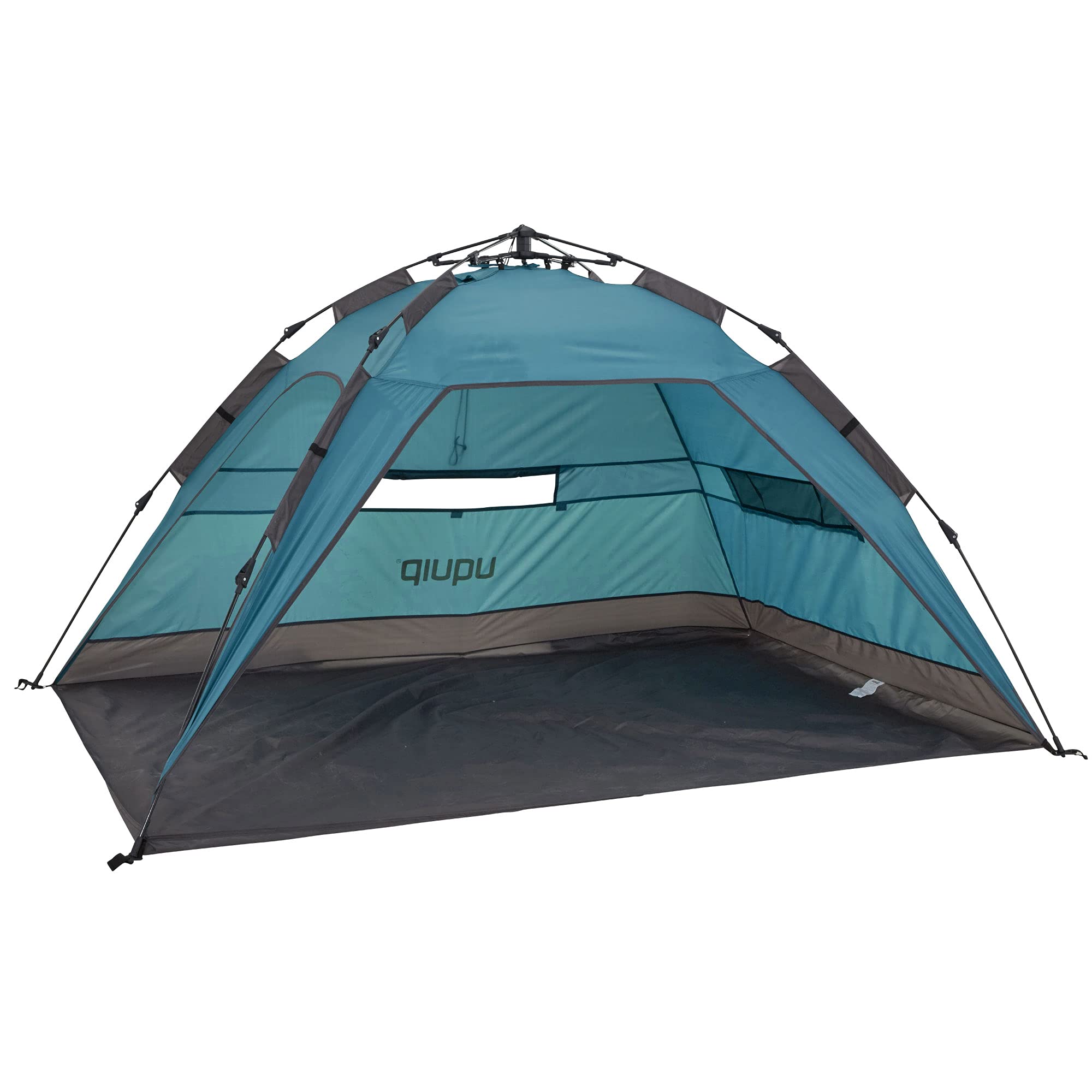 Uquip Buzzy XL Beach Tent with UV Protection 50+ Sun Protection, Wind Protection, Blue