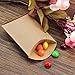 Vlovelife 100pcs Kraft Paper Pillow Boxes, 4.5'' x 2.8'' Wedding Favor Boxes, Candy Box Gift Box For Wedding Party Favors