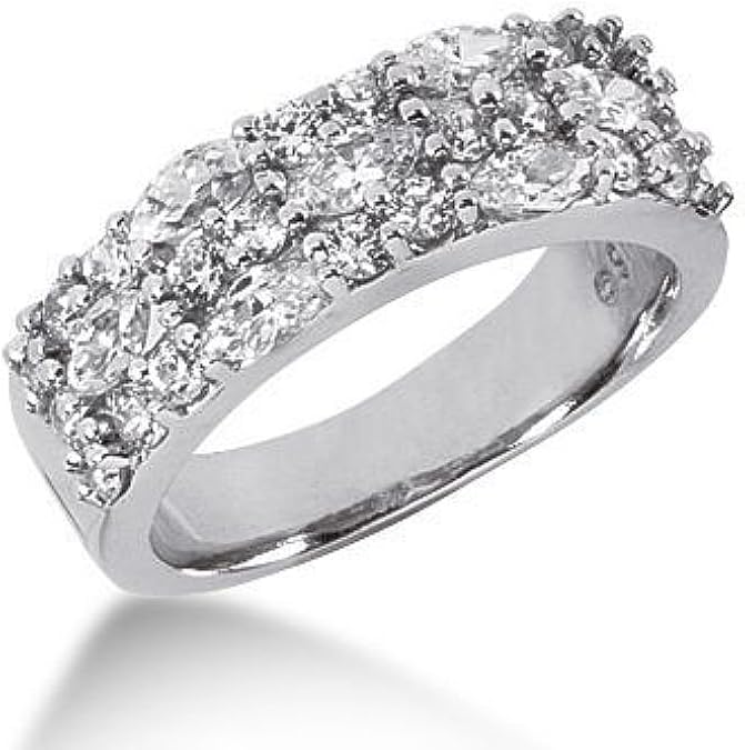 950 Platinum Diamond Anniversary Wedding Ring