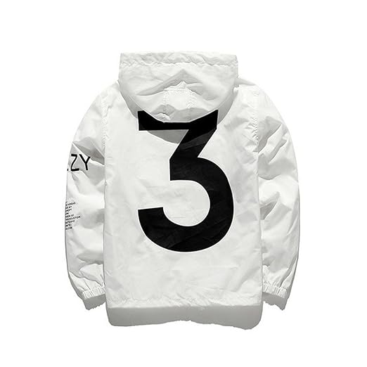 Jacke Herren Frühling mit Kapuze, AKAUFENG Laufjacke Windbreaker Coole Streetwear Unisex Jungen und Mädchen