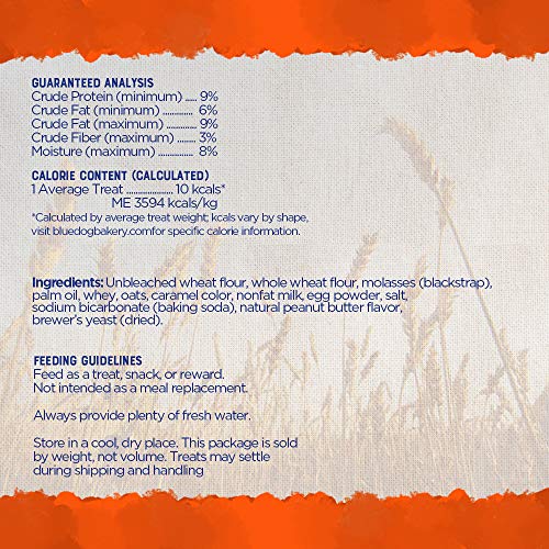 Blue Dog Bakery Natural Dog Treats (18oz - 3 Pack) Maple Bacon, Pumpkin, Peanut Butter Molasses - Variety Pack