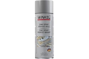 Winkel Zinc Spray Perfect Bright, Corrosion Protection Coating, Heat Resistant up to 300°C, 98% Zinc Purity, Fast Drying. 400