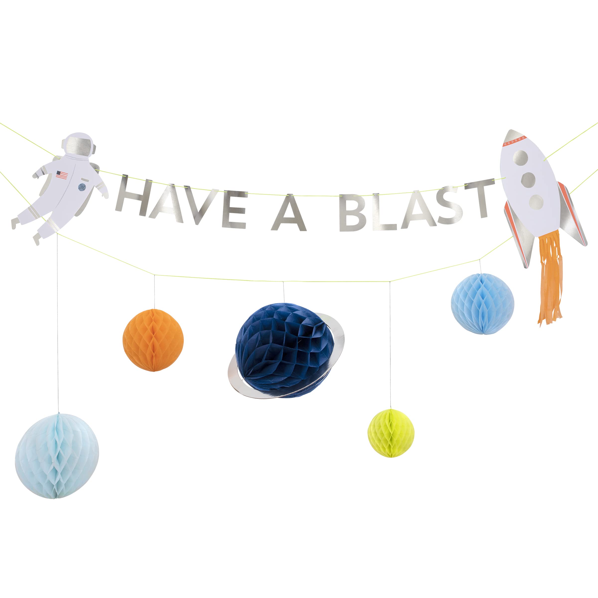 Meri Meri Space Garland (3.2m with excess cord - Pack of 1)