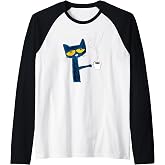 Pete with Coffee Raglan Baseball Tee