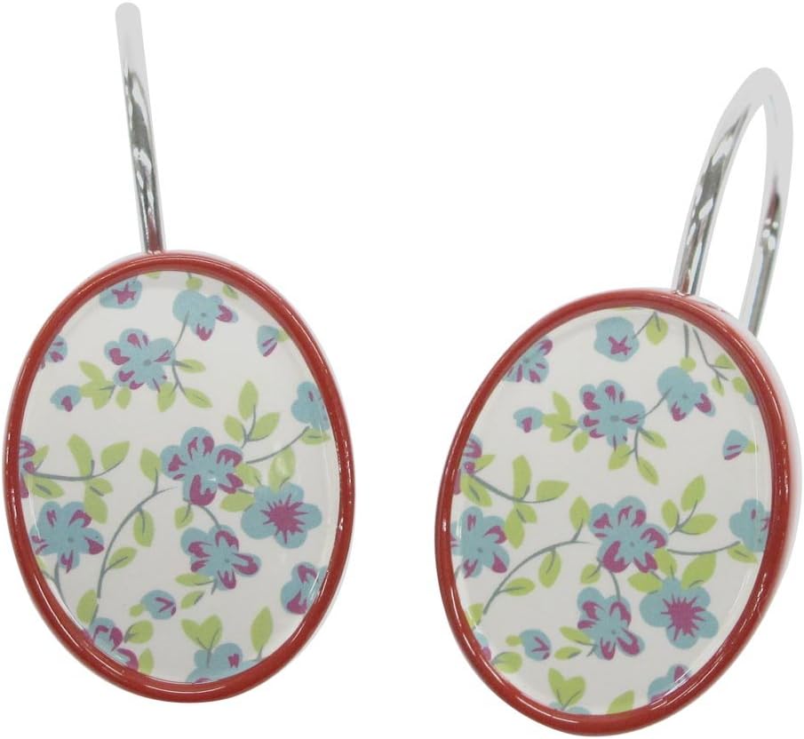 Allure Home Creations Vintage Lace Resin Shower Curtain Hooks