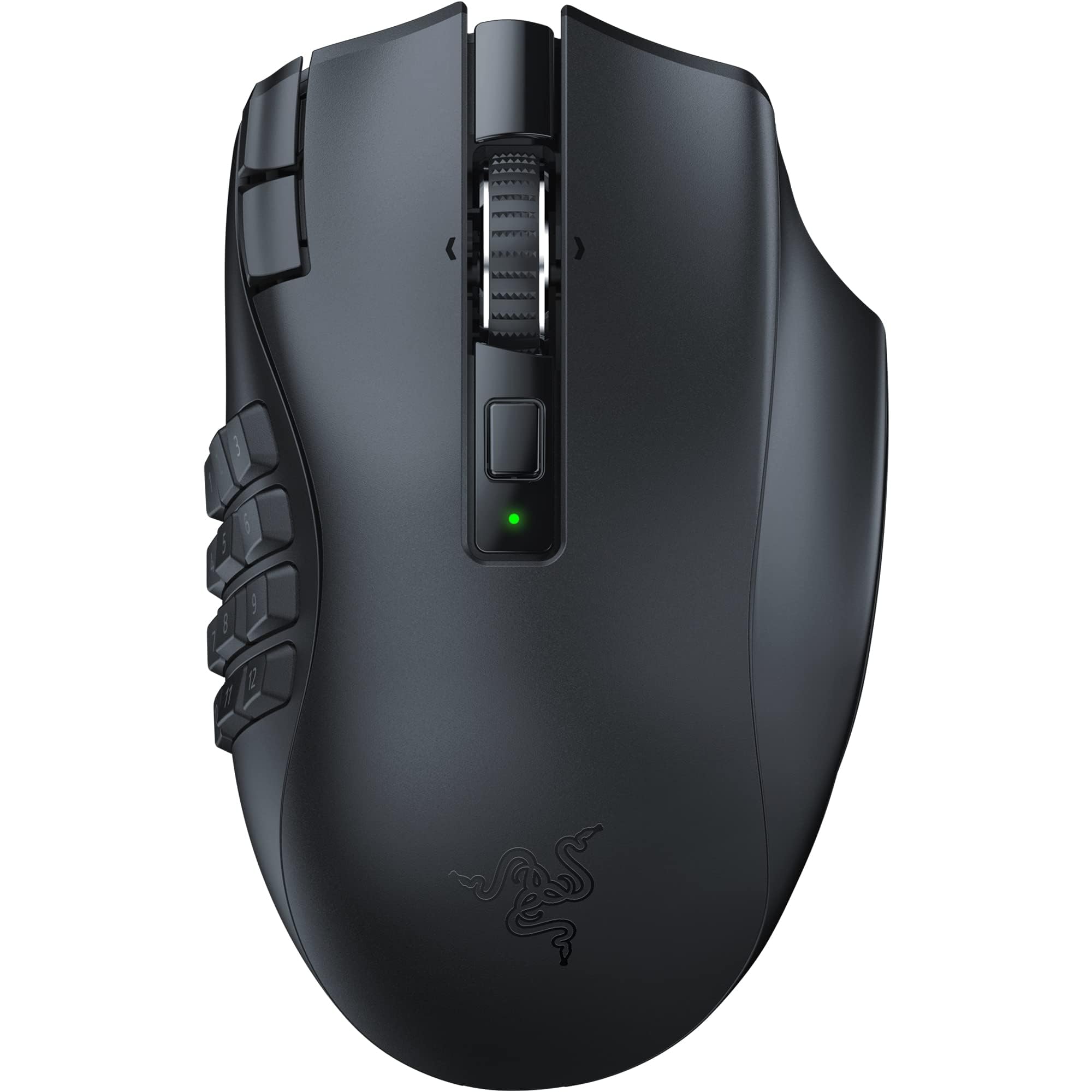 Photo 1 of Razer Naga V2 HyperSpeed Wireless MMO Gaming Mouse: 19 Programmable Buttons - FGen-2 - (Renewed)