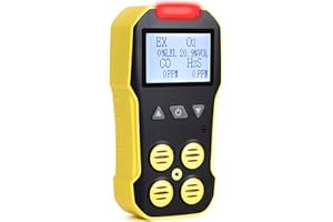 FORENSICS DETECTORS FD USA NIST Calibrated 4 Gas Monitor by Forensics | O2, CO, H2S, LEL | USB Recharge |