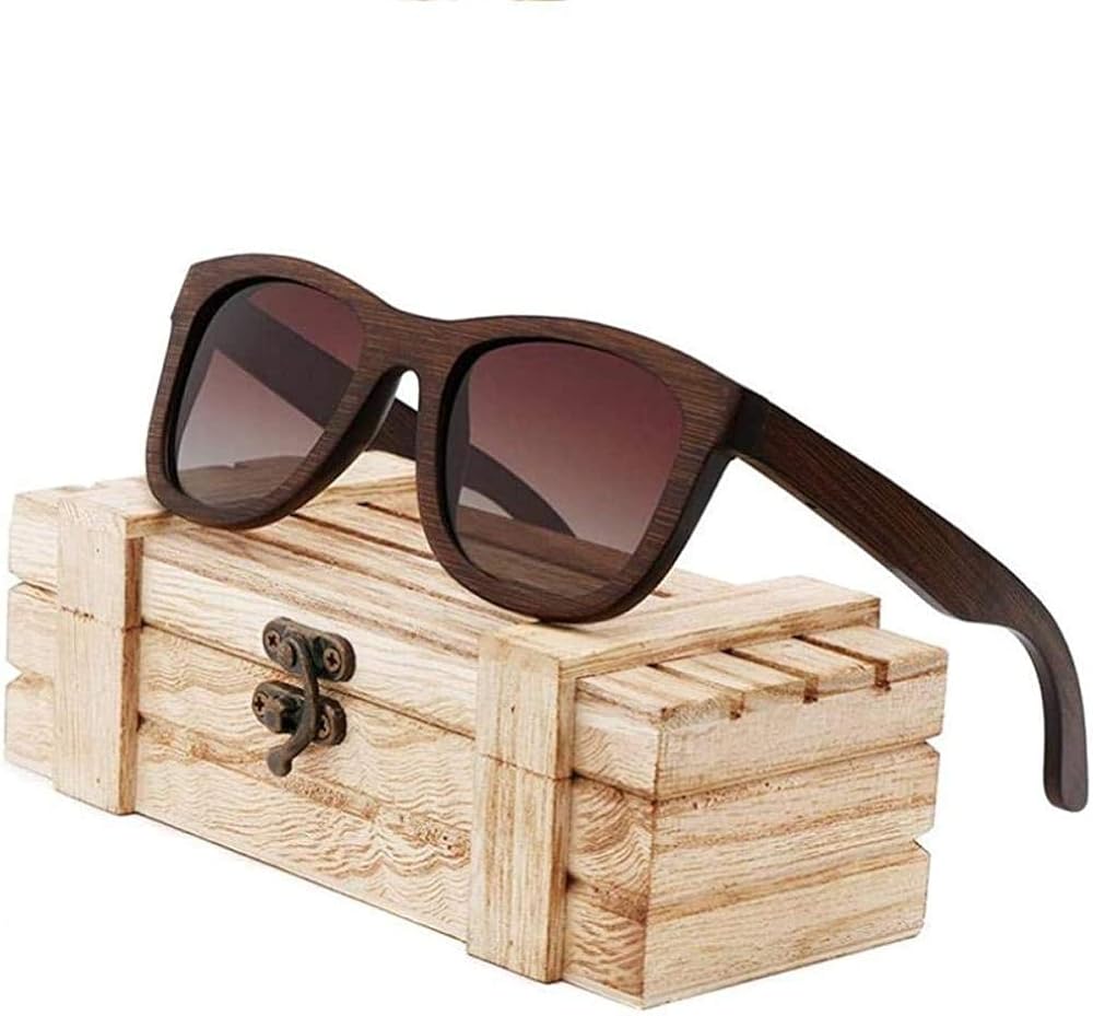 Solid wood sunglasses polarized wooden glasses UV400 Bamboo sunglasses