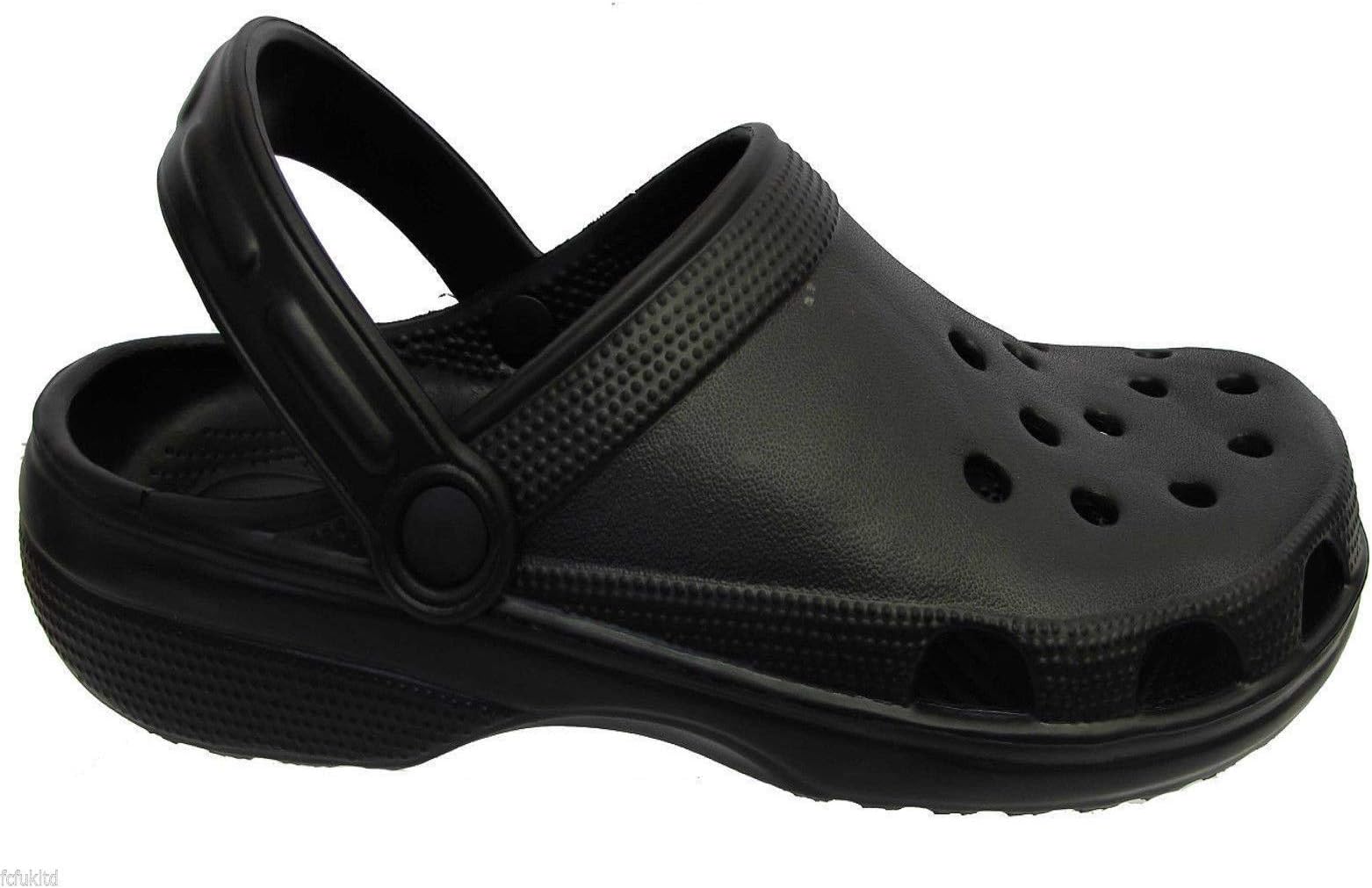 FCF Mens Clogs Sport Sandal Garden Hospital Nursing Plastic Casual Mules Slipper