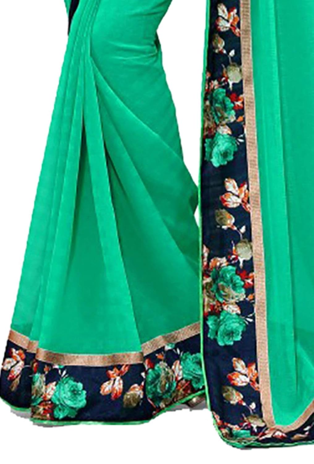 rjb georgette saree with blouse piece