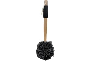 Amazon Basics Loofah Brush, Shower Brush with Handle