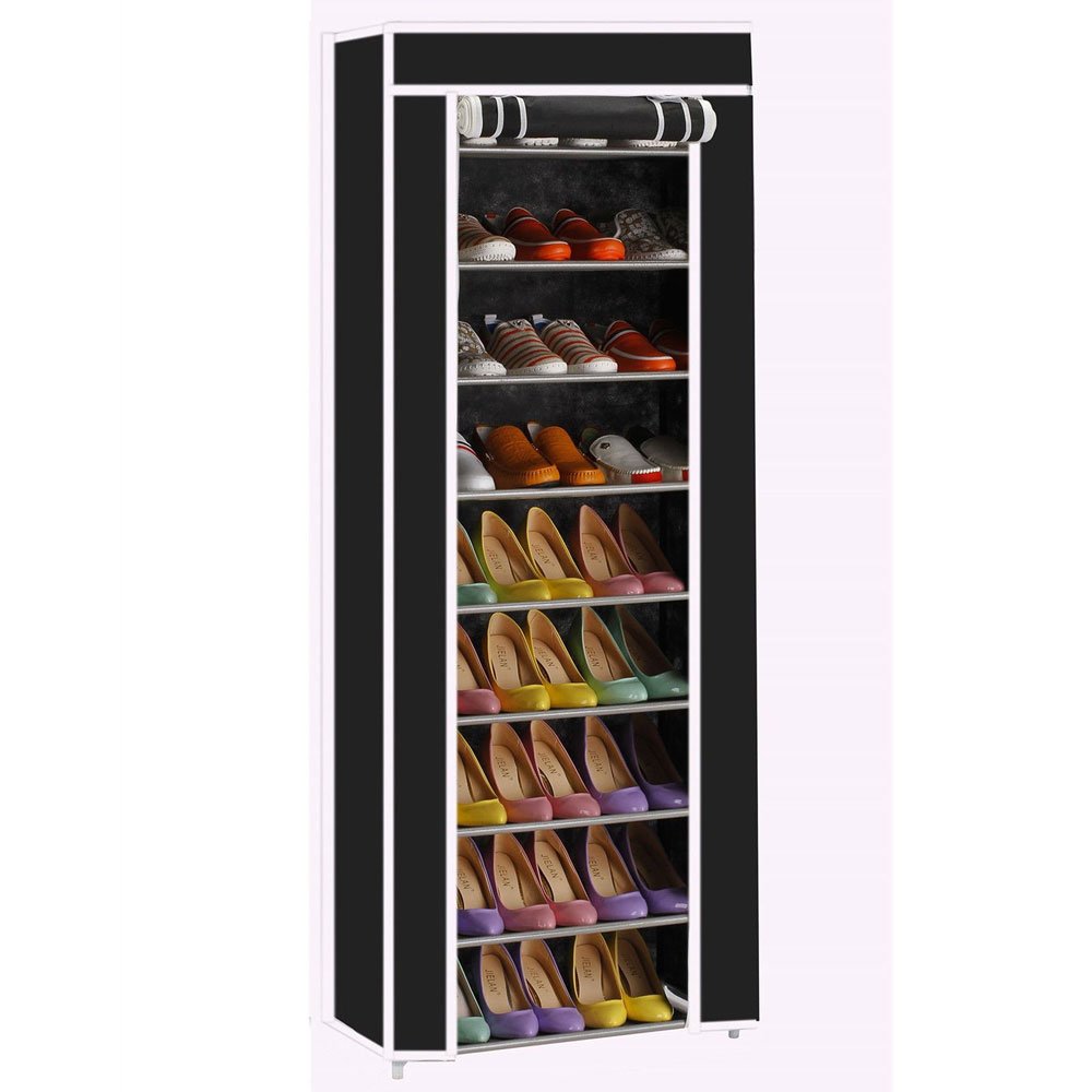Best 10 tiers shoe rack with dustproof cover