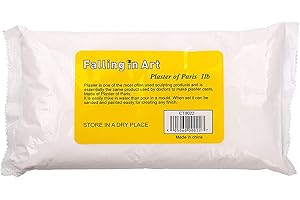 Plaster Casting Powder Falling In Art 1 Pound Plaster of Paris For Lucky Hands 3D Casting Kit | Newborns & Babys | Handprint 