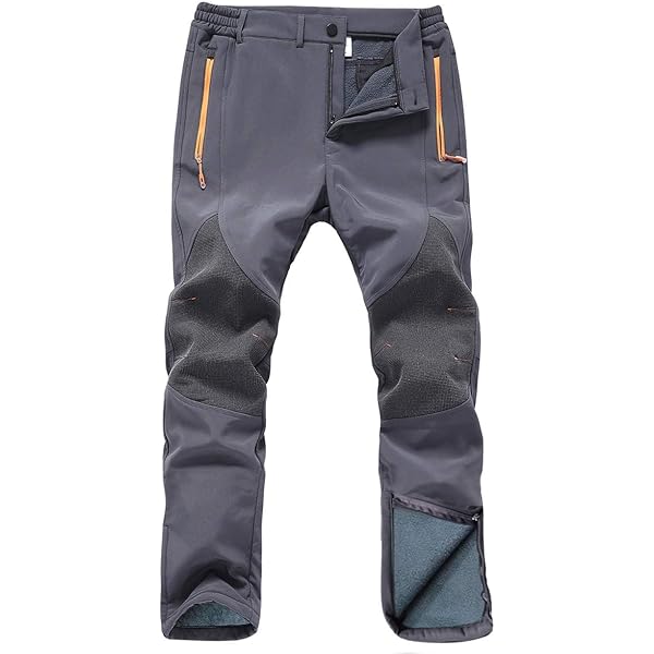 LUI SUI Herren Winterhose Gefüttert - Warme Softshell Hose Für Outdoor